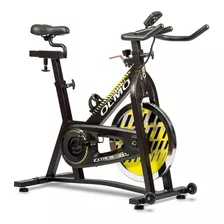 Bicicleta Fija Olmo Extreme 300 Para Spinning Color Negro Y Amarillo