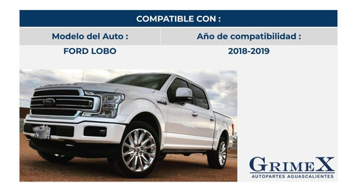 Faro Ford Pu / Lobo / F150 2018-18-2019-19 Cromo Tyc Foto 3