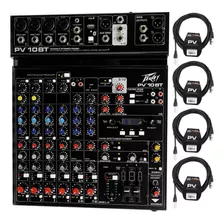 : Peavey Pv 10bt Pv10btpro Mezclador Audio 4 Microfono Usb 3