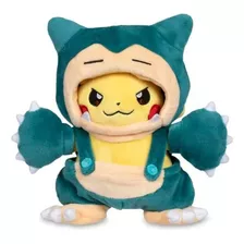 Peluche Pokemon Pikachu Con Traje De Snorlax 