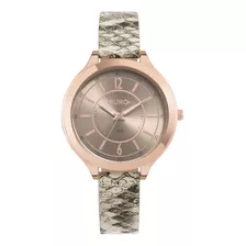 Relógio Feminino Euro Rose Pulseira Estampado Eu2035ytn/5j