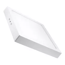 Lámpara Led Panel Cuadrado Superficial 12w 6500k 