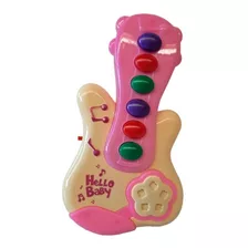 Brinquedo Infantil Guitarrinha Colorida Para Bebês