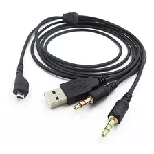 Cable De Audio Usb De Repuesto Para Steelseries Arctis 3 5 7 9x Pro Color Black