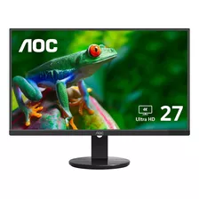 Monitor Led Ips Aoc U2790vq De 27 Pulgadas, 4k, Uhd, 2160p,