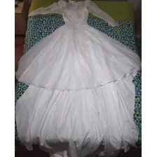 Vendo Vestido De Novia Blanco Talla S 