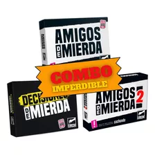 Combo X3 Buró Juegos De Cartas Amigos Y Decisiones De Mierda