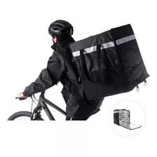 Mochila De Reparto Moto Impermeable Térmica Ubereats/rappi