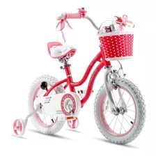 Bicicleta Stargirl De Royalbaby, Con Rueditas Y Cesta, Rega.