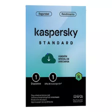Licencia Antivirus Kaspersky Standard, Física. Kl1041ddafs