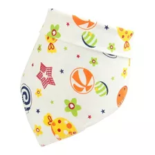 10 Pcs Babador Bandana Menino Menina Com 2 Botões