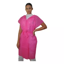 Camisola Descartável Tnt 40g Rosa - 50 Unidades