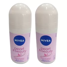 Desodorante Roll-on Nivea 50ml Pearl Beauty - Kit C/ 2un