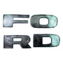 Ford F350 Logo Sticker Vinil 2 Pzas Blanco $135 Mikegamesmx