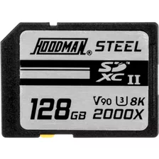 Hoodman 128gb Steel 2000x Sdxc Uhs-ii Memory Card