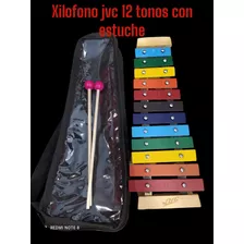 Xilofono Jvc 12 Tonos Con Estuche Afinado