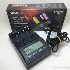 Carregador De Pilhas Opus Bt-c3100 [usado] + Pilhas Fujtisu