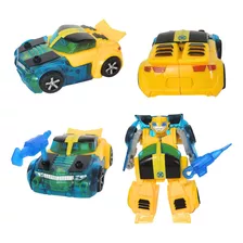 Bumblebee Robô Transformes Rescue Bots Energize Vira Carro