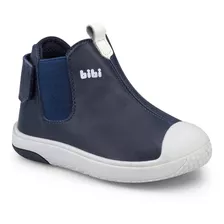 Bota Infantil Bibi Prewalker Masculino De Couro