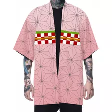Capa Kimono Demon Slayer Nezuko Kimetsu No Yaiba Cosplay
