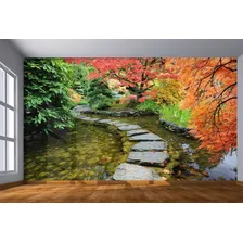 Adesivos De Parede Jardim Japonês Caminho 3d M² Jjp29