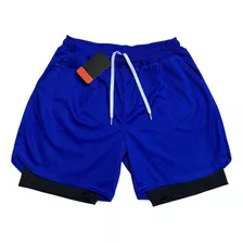 Paquete De Cinco Short Deportivo Licra Hombre Gym Ejercicio