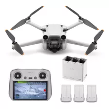 Dji Mini 3 Pro Fly More Control Inteligente + 3 Baterias Color Gris