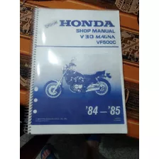 Manual De Taller Honda Magna Vf500 Impreso