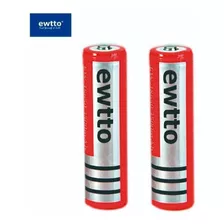 Pack 2 Baterias 18650 Recargable 4.2v 3500mah Lithium Ewtto