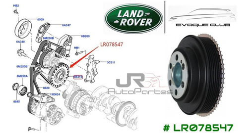 Polea De Cigueal Land Rover Discovery /evoque/range/ Velar Foto 2