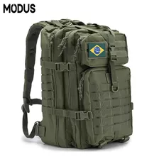 Mochila Tática Camping Militar 50 Litros Resistente A Água. Cor Verde