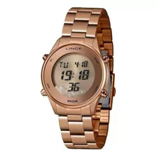 Relógio Lince Feminino Digital Rose Gold Mdr4617l Bxrx Cor Da Correia Rose/gold Cor Do Fundo Cinza