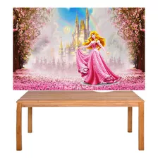 Painel Festa Decoração Princesa Aurora 120x80cm