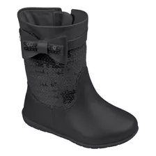 Bota Infantil Pampili Jujuba Dourado Ou Preto 367150