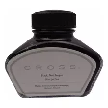 Frasco De Tinta Cross Negro Hecho En Alemania X 62,5 Ml