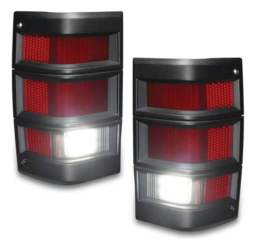 88-92 Jeep Comanche Mj Luces Traseras Led Foto 2