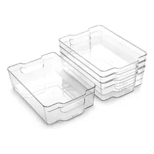 Bino - 4 Cubos De Almacenamiento Apilables De Plastico, Orga