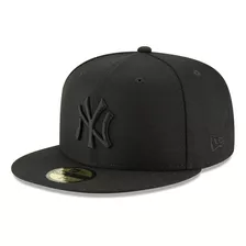 Boné New York Yankees 5950 Black On Black Fechado - New Era