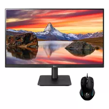 Monitor Gamer LG 24mp400 Lcd 24 Fhd Ips + Mouse G300s Negro