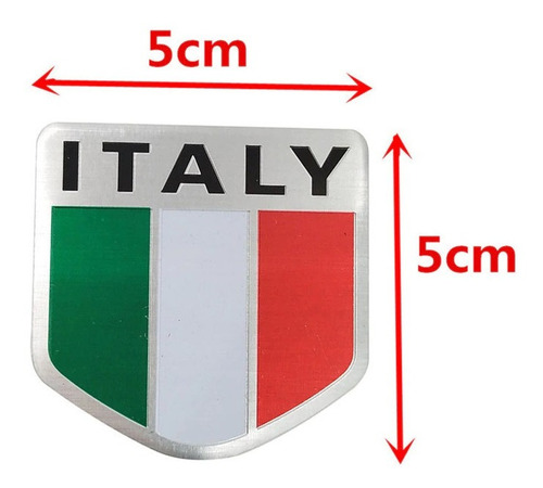 Emblema Italia Fiat 500 Alfa Romeo Mito Giulietta 4c Giulia Foto 2