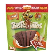 Petisco Bistequitos Bifinho Sabor Frango 400gr