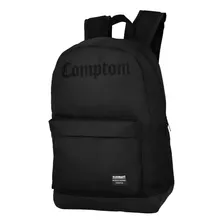 Mochila Escolar Mala Trabalho Confortável Resistente Confortável Casual Comptom Black