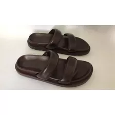 Sandalias Mujer Zara Estilo Romano Nº 38 Cafe