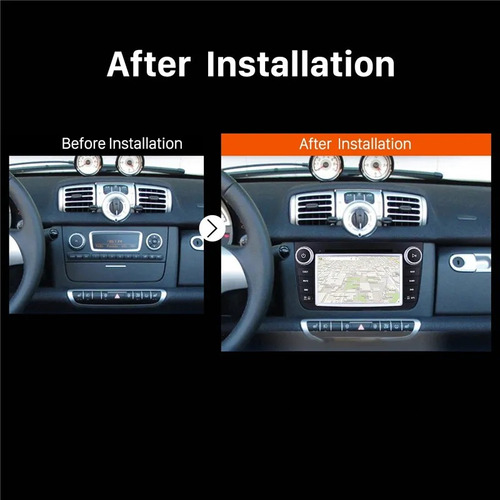 Android Smart Fortwo 2011-2015 Dvd Gps Touch Bluetooth Radio Foto 8