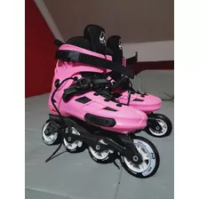 Patines Freeskate Hd Skull Rosado Talla 38