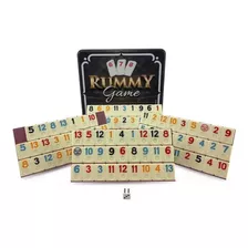 Jogo Rummikub Rummy Gaming Estojo Lata 106 Pçs Hoyle Games