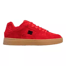 Zapatilla Dc Shoes Modelo Manteca Ss Rojo Marrón Exclusiva