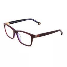 Lente Óptico Carolina Herrera Vhe561 Wayfarer Purple Violet 