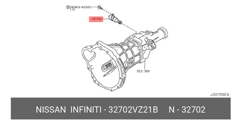 Sensor Velocimetro Nissan Urvan. Foto 6