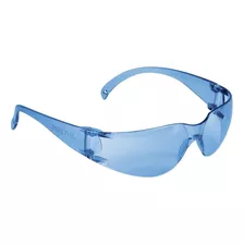 Lentes De Seguridad, Mica Azul, Pretul, Lite Pretul 26009 Color Del Cristal Azul